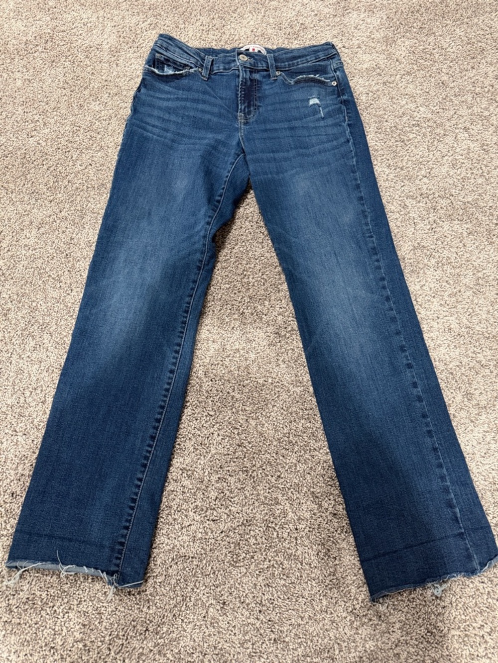 Lucky Brand Women's Straight-Leg Jeans in Dark Blue Denim